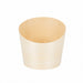 Vaso de madera inclinado 180ml A89mm - 25Uds