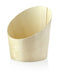 Vaso de madera inclinado 270ml A102mm - 25Uds