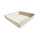 Bandeja cuadrada de madera Noa 375x375mm A74mm - 10Uds