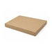 Tapa plana marrón de cartón Noa 390x290mm A60mm - 100Uds