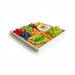 Bandeja cuadrada de madera Noa 390x390mm A40mm - 10Uds