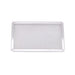 Rejilla rectangular de aluminio para pizza con base perforada 300x200mm A10mm - 12Uds