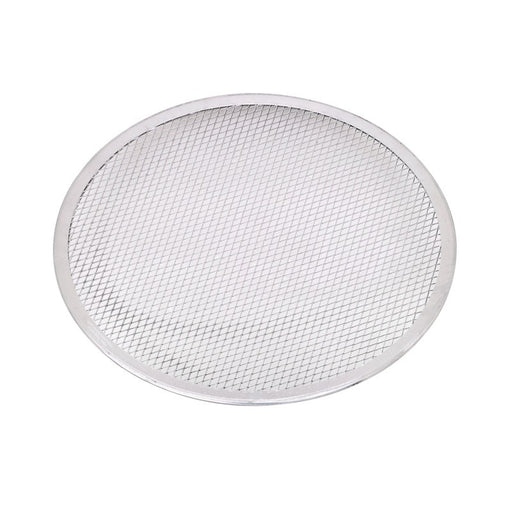 Rejilla redonda de aluminio para pizza con base perforada Ø330mm - 12Uds