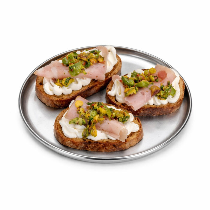Bandeja de pizza de aluminio Ø203mm - 12Uds