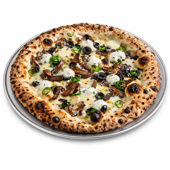 Bandeja de pizza de aluminio Ø356mm - 12Uds