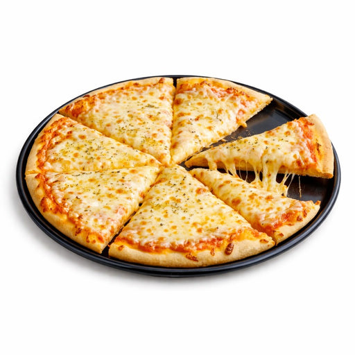 Bandeja/placa negra para pizza de aluminio anodizado Ø203mm - 12Uds