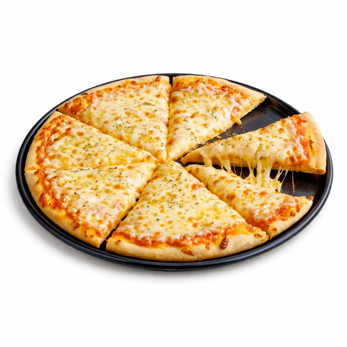 Bandeja/placa negra para pizza de aluminio anodizado Ø203mm - 12Uds