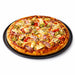 Bandeja/placa negra para pizza de aluminio anodizado Ø228mm - 12Uds