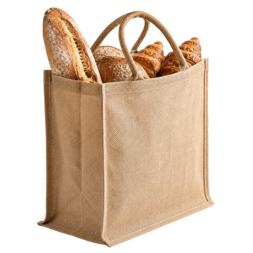 Bolsa de yute marrón 370x230mm A360mm - 5Uds