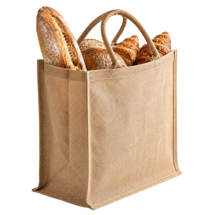 Bolsa de yute marrón 370x230mm A360mm - 5Uds