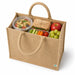 Bolsa de yute marrón 450x220mm 370mm - 5Uds
