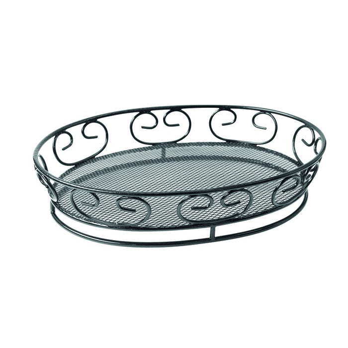 Cesta ovalada de metal 230x165mm A50mm - 6Uds