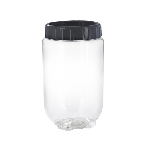Combo tarro Bokolock PET reutilizable con tapa con clip, apilable 1000ml A170mm - 24Uds