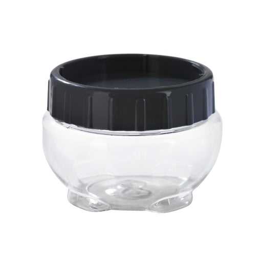Combo tarro Bokolock PET reutilizable con tapa con clip, apilable 430ml A75mm - 36Uds