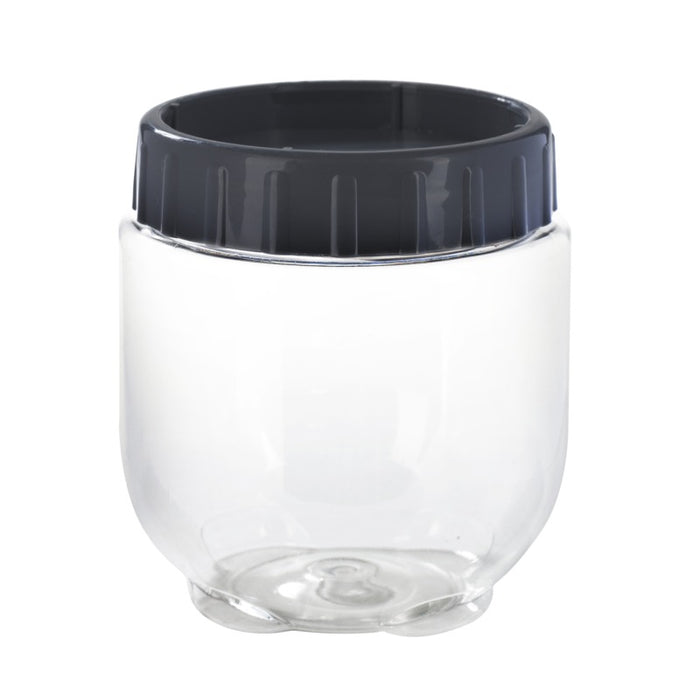 Combo tarro Bokolock PET reutilizable con tapa con clip, apilable 750ml A110mm - 24Uds