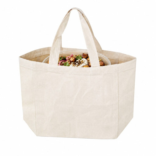 Bolsa de almuerzo de algodón 250x100mm H250mm - 10Uds