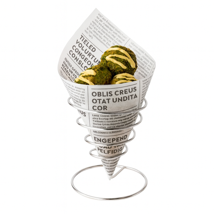 Porta conos negros A137mm - 6Uds