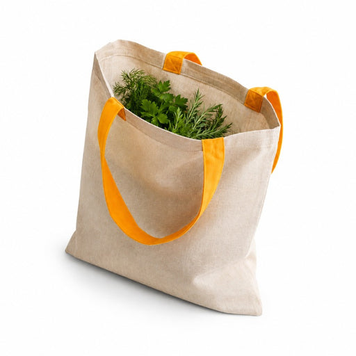Bolsa de asas amarilla  10x230mm H300mm - 20Uds
