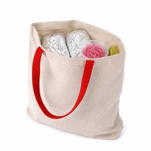 Bolsa de asas roja  10x350mm H420mm - 20Uds