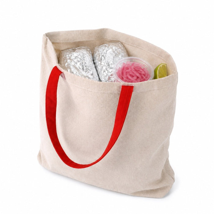 Bolsa de asas roja  10x350mm H420mm - 20Uds