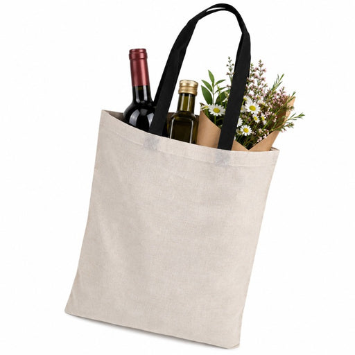 Bolsa de asas negra  10x380mm H450mm - 20Uds