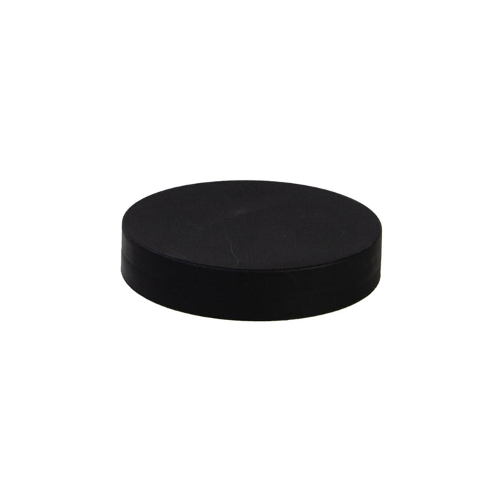 Tapa plana PP negra, enroscable Ø89mm - 80Uds