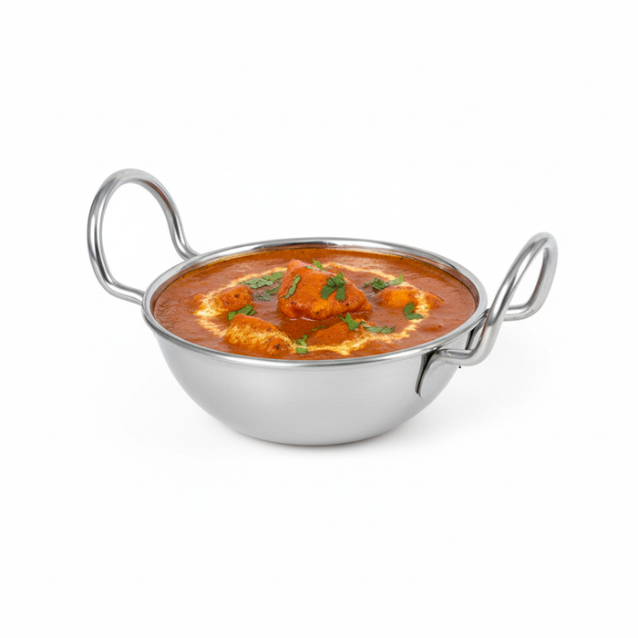 Plato de inox Balti con asas 250ml Ø100mm - 12Uds