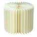 Expositor plegable blanco con bandeja acrílica  H400mm - 6Uds