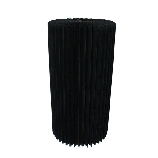 Mesa plegable iluminada negra con tablero acrílico  H1 000mm - 1Uds