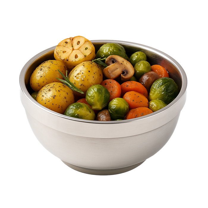 Bol de acero inoxidable Noxbox 1000ml Ø180mm A85mm - 10Uds