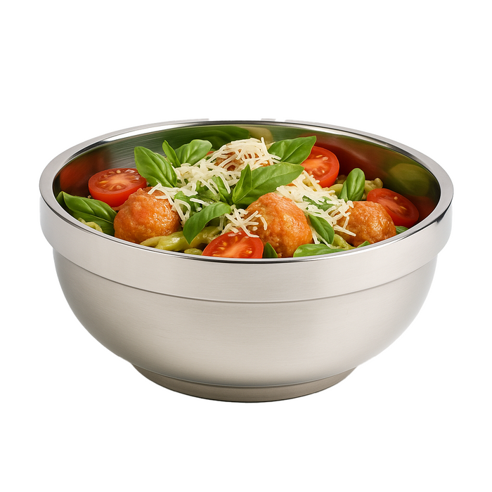 Bol de acero inoxidable Noxbox 1500ml Ø200mm A95mm - 10Uds
