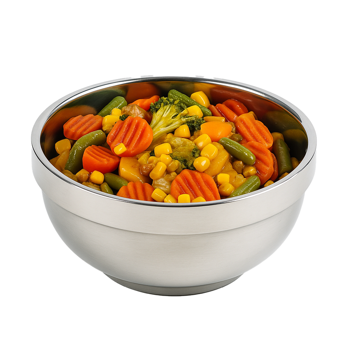 Bol de acero inoxidable Noxbox 500ml Ø140mm A70mm - 20Uds