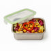 Noxbox Fiambrera rectangular de acero inoxidable con tapa transparente de pp 1000ml 193x125mm A70mm - 6Uds