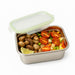 Noxbox Fiambrera rectangular de acero inoxidable con tapa transparente de pp 1 600ml 223x150mm A80mm - 6Uds