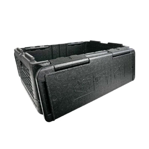 Caja plegable isotérmica negra 600x400mm H250mm - 1Uds