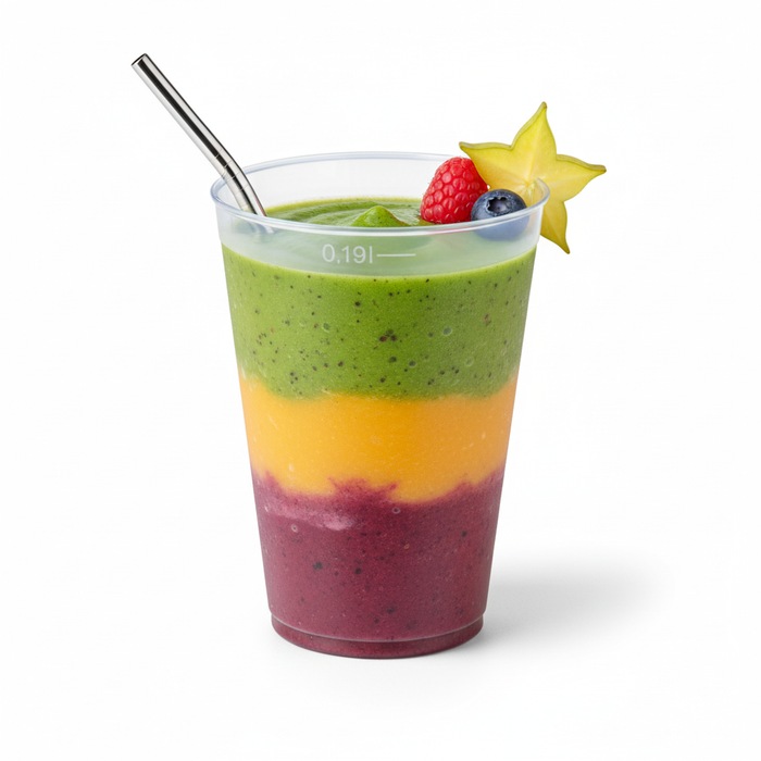 Copa de PP reutilizable Optimal 210ml A87mm - 40Uds