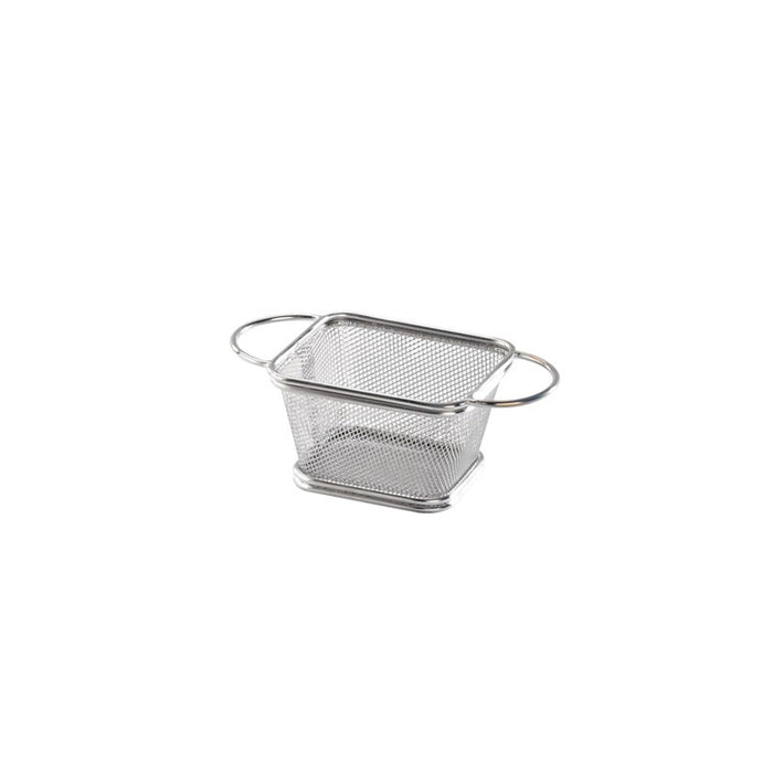 Mini freidora acero inoxidable asa doble 162x77mm A74mm - 6Uds