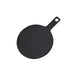 Plancha redonda color Negro de fibra de madera 288x203x6mm - 6Uds