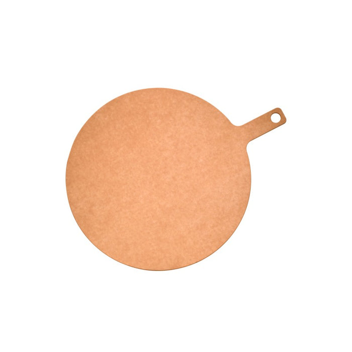 Plancha redonda color Natural de fibra de madera 340x255x6mm - 6Uds
