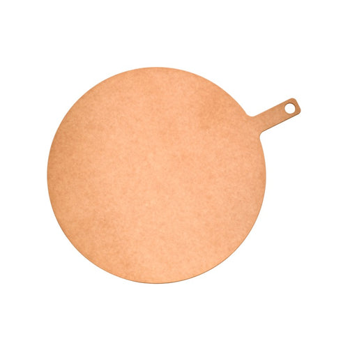 Plancha redonda color Natural de fibra de madera 460x355x6mm - 4Uds