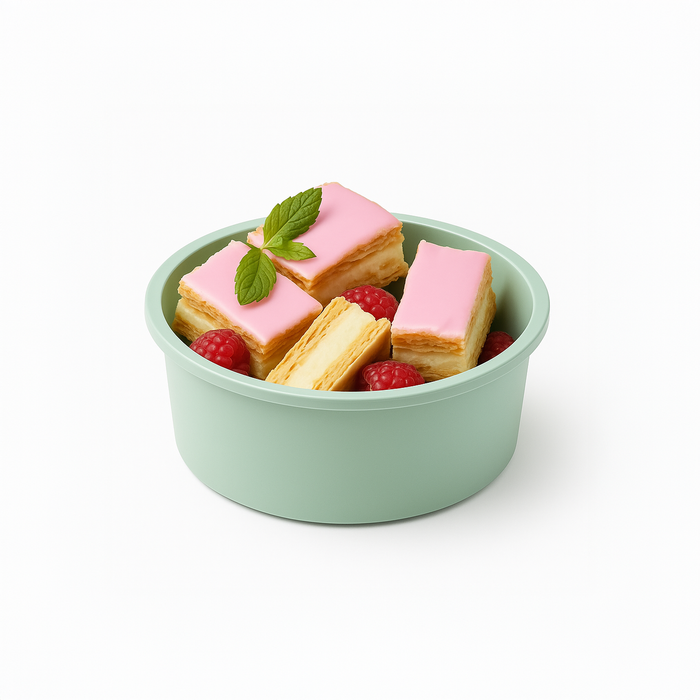 Bol Phoenix reciclado lavable en verde agua 470ml Ø126mm A55mm - 6Uds