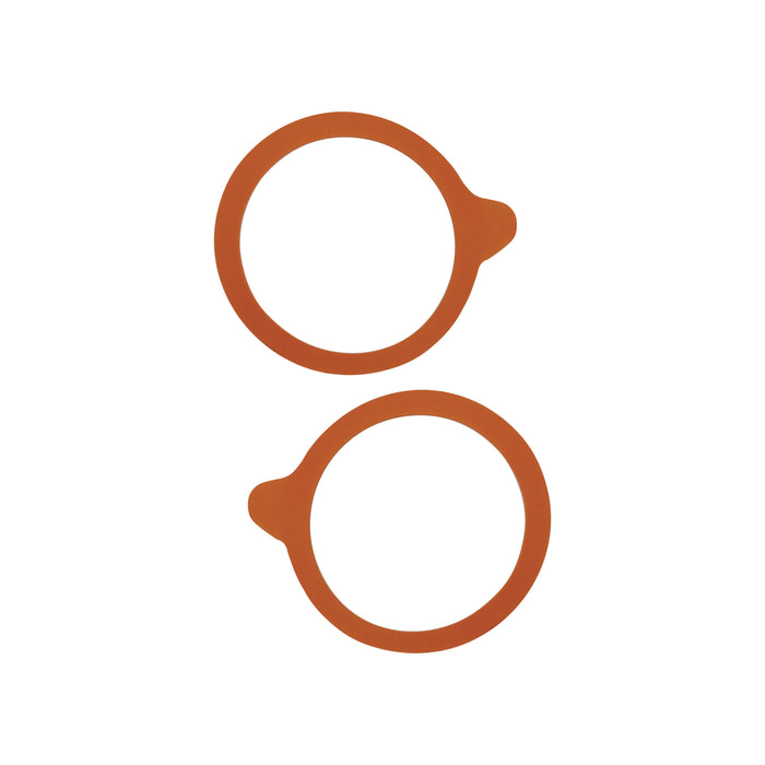 Sello hermético de conservación 80mm para tarro WECK naranja - 10Uds