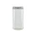 Combo tarro de Cristal BOKOJAR redondo con tapa de aluminio 1000ml Ø88mm A187mm - 30Uds