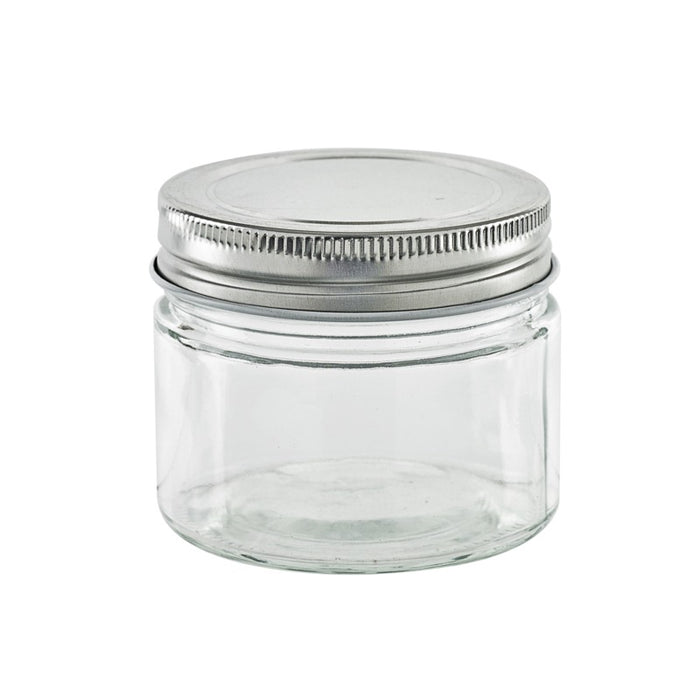 Tarro de Cristal BOKOJAR redondo con tapa de aluminio 150ml Ø70mm A62mm - 80Uds