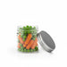 Combo tarro de Cristal BOKOJAR redondo con tapa de aluminio 180ml Ø70mm A75mm - 80Uds