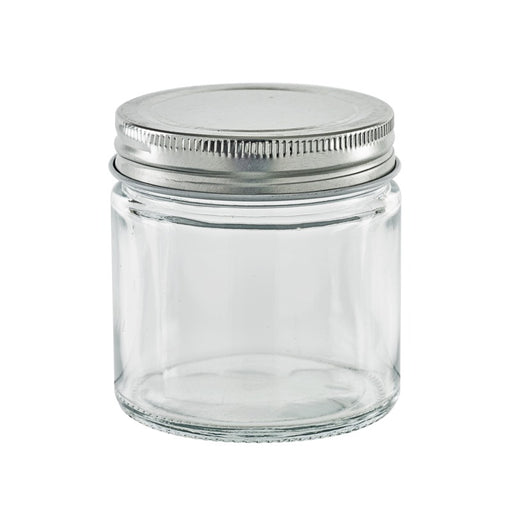 Combo tarro de Cristal BOKOJAR redondo con tapa de aluminio 180ml Ø70mm A75mm - 80Uds