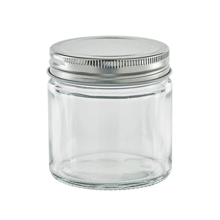 Combo tarro de Cristal BOKOJAR redondo con tapa de aluminio 180ml Ø70mm A75mm - 80Uds