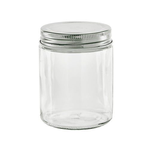 Combo tarro de Cristal BOKOJAR redondo con tapa de aluminio 300ml Ø70mm A99mm - 60Uds