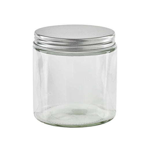 Combo tarro de Cristal BOKOJAR redondo con tapa de aluminio 500ml Ø88mm A99mm - 40Uds
