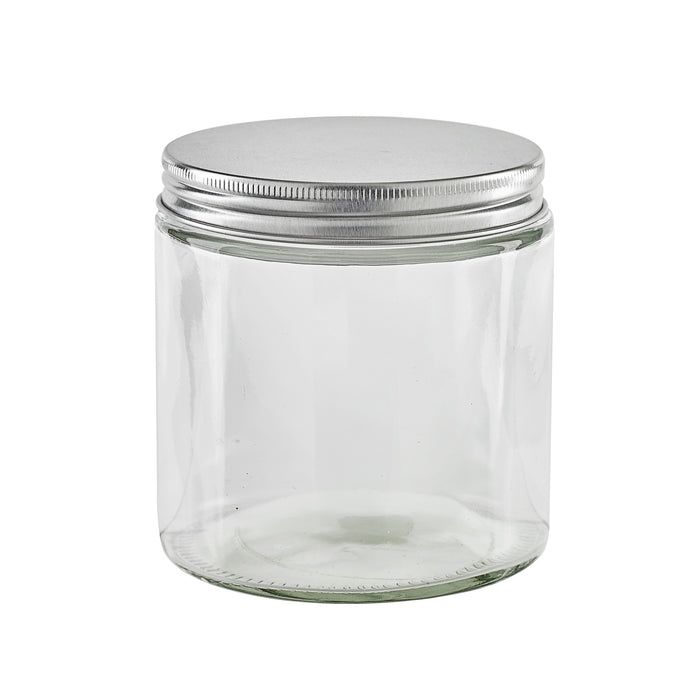 Combo tarro de Cristal BOKOJAR redondo con tapa de aluminio 500ml Ø88mm A99mm - 40Uds